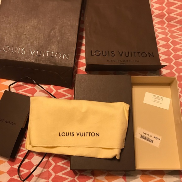 louis vuitton box and dust bag for sale